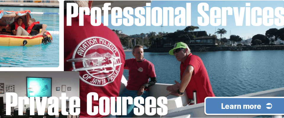 Professional Services and Courses, Private Courses, Aquatics and Aviation